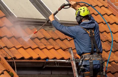 Démoussage et hydrofuge de toiture à Landebaëron